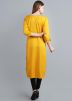 Yellow Rayon Readymade Straight Cut Kurta Set