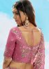 Pink Embroidered Silk Lehenga Choli