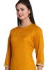 Yellow Gota Patti Embellished Kurta Palazzo Set