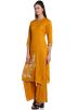 Yellow Gota Patti Embellished Kurta Palazzo Set