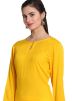 Readymade Yellow Gota Patti Work Kurta With Palazzo