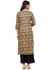 Black Printed Readymade Kurta With Palazzo