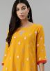 Yellow Gota Patti Embroidered Kurta Gharara Set