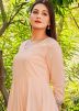 Readymade Cream Kameez And Sharara Set