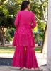 Readymade Pink Kameez With Sharara