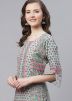 Readymade Blue Floral Printed Kurta Set