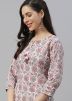 Readymade Kurta Palazzo Set In Off White