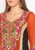 Readymade Multicolor Embroidered Kurta Set