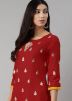 Readymade Red Gota Patti Kurta & Sharara