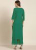 Readymade Green Gota Patti Kurta & Palazzo Set