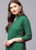 Readymade Green Gota Patti Rayon Kurti & Sharara