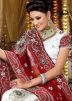 White Net Lehenga Choli with Dupatta