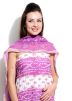 Off White and Pink Cotton Bandhej Salwar Kameez