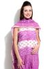 Off White and Pink Cotton Bandhej Salwar Kameez