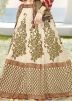 Cream Lehenga Choli with Dupatta