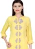 Yellow Embroidered Kurta Set