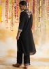 Black Embroidered Pant Kurta Set