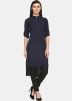 Readymade Blue Asymmetric Kurta Set