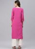 Readymade Pink Kurta & Palazzo Set