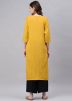 Readymade Yellow Laced Palazzo Set