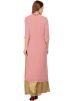 Mauve Pink Silt Style Kurta Set In Georgette