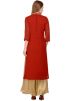 Red Embroidered Kurta & Palazzo Set