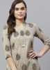 Grey Printed Kurta & Palazzo Set