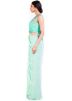 Mint Green Jumpsuit Style Georgette Gown