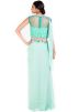 Mint Green Jumpsuit Style Georgette Gown