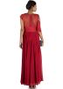 Red Georgette Designer Pleated Gown 