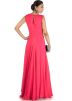 Pink Georgette Net Designer Gown