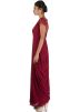 Maroon Georgette Dhoti Style Gown