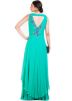 Sea Green Twin Layered Chiffon Gown