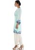 Sky Blue Georgette Kameez With Dhoti Pant