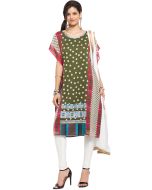 Green Readymade Georgette Tunic