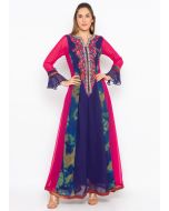 Readymade Multicolor Anarkali Kurta With Pant Set