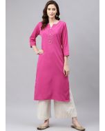 Readymade Pink Kurta & Palazzo Set