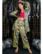 Readymade Yellow Printed Co-ord Set