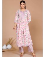 Multicolored Floral Printed Kurta Set