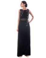 Black Georgette Top & Palazzo Set