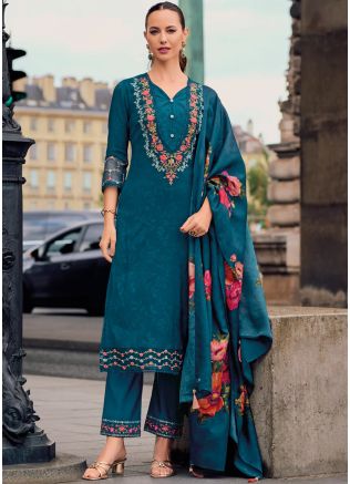 Black Embroidered Salwar Suit Set