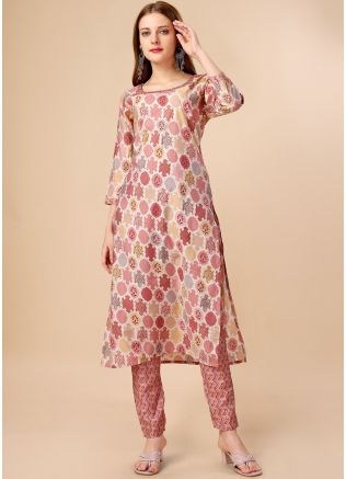 Multicolor Digital Printed Kurta Set